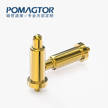POGO PIN DIP式：电镀黄铜Au3u，电压5V，电流1A，工作行程0.5mm:40±15gf，弹力10000次+，工作温度-30°~85°
