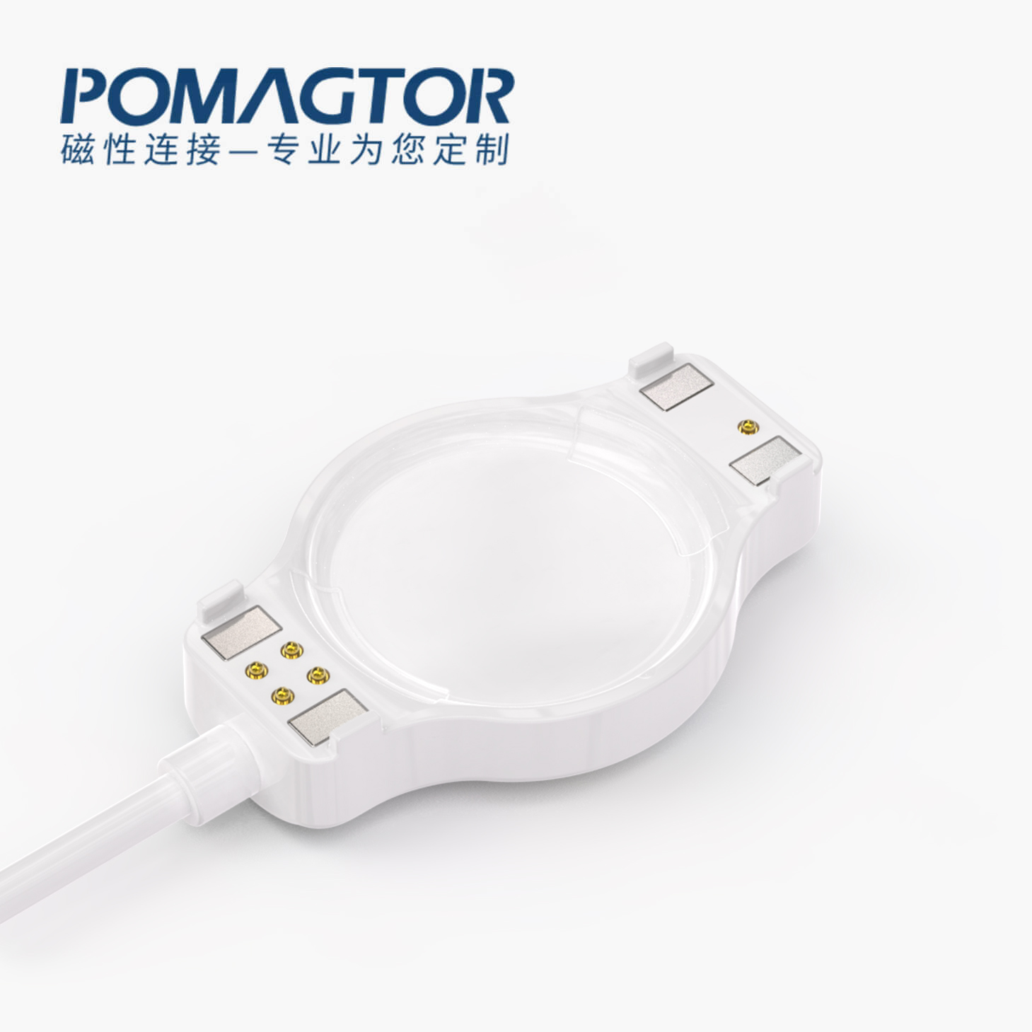 磁吸数据线：5PIN，电镀黄铜0.075um，电压5V，电流2A，工作行程0.6mm:30±10gf，弹力10000次+，工作温度-30°~85°