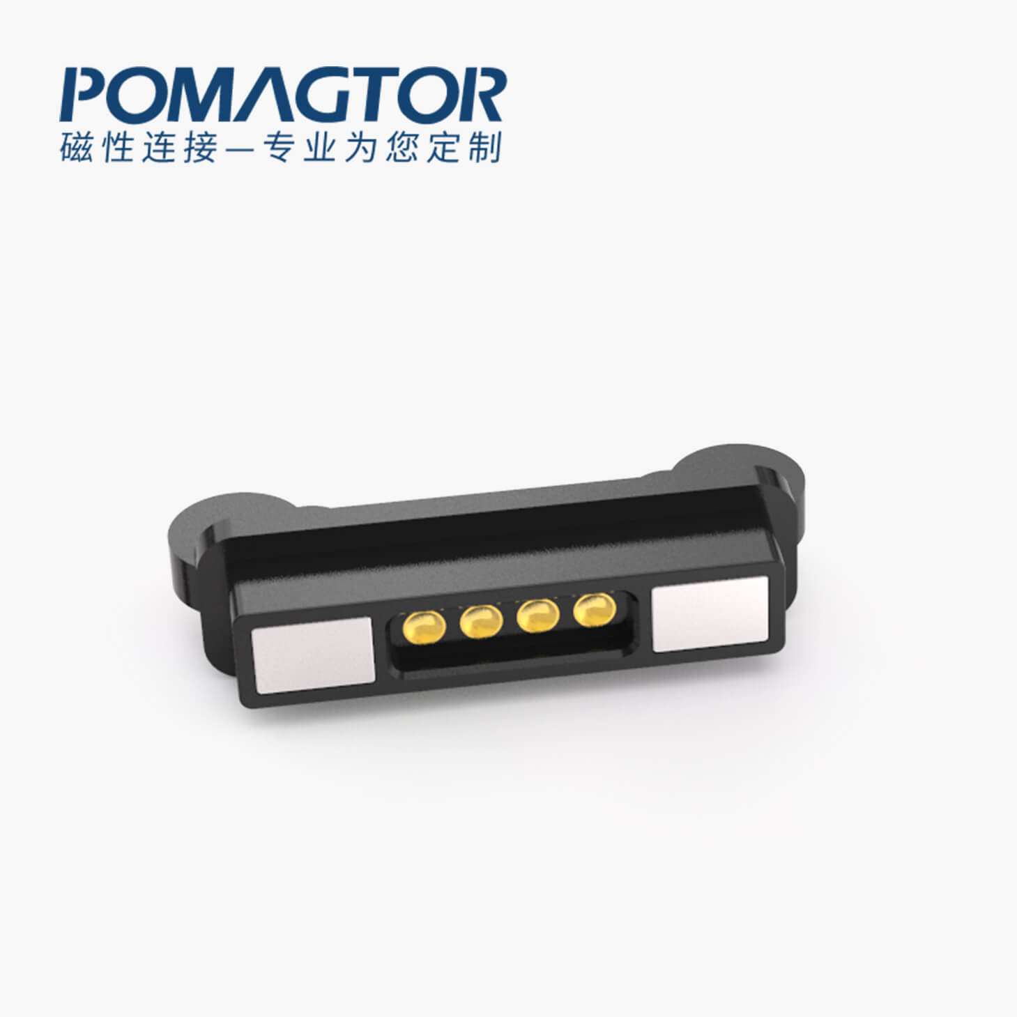 磁吸数据线 TK磁性系列：4PIN，电镀黄铜Au5u，电压5V，电流2A