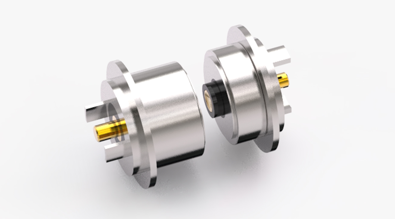 磁吸连接器 圆形磁性系列：2PIN，电压5V，电流3A，工作温度-30°~85°