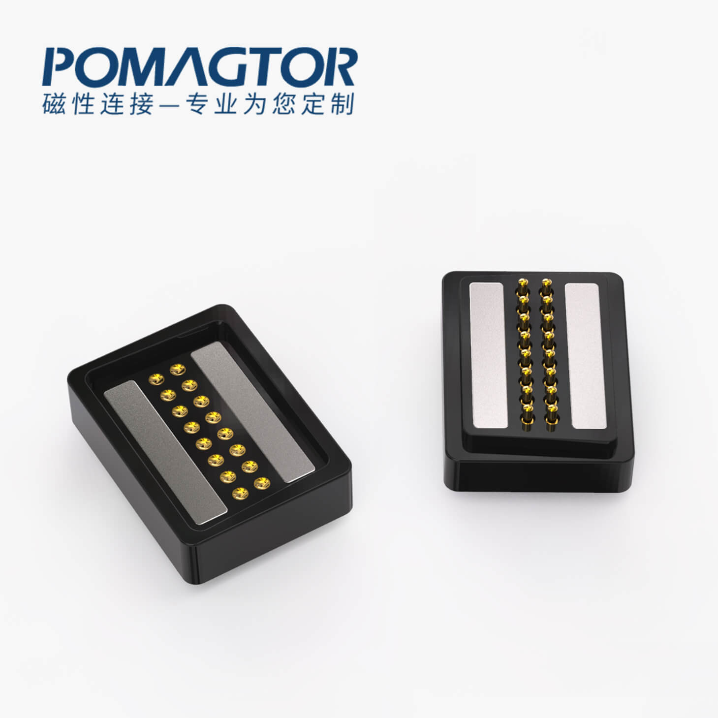 磁吸连接器 TK磁性系列：16PIN，电镀黄铜Au3u，电压5V，电流2A，工作行程1.5mm:40±20gf，弹力10000次+，工作温度-30°~85° 