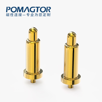 POGO PIN DIP式：电镀黄铜Au3u，电压5V，电流1A，工作行程0.5mm:40±15gf，弹力10000次+，工作温度-30°~85°