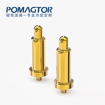 POGO PIN DIP式：电镀黄铜Au3u，电压5V，电流1A，工作行程0.5mm:40±15gf，弹力10000次+，工作温度-30°~85°