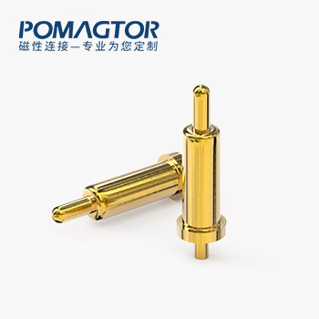 POGO PIN DIP式：电镀黄铜Au5u，电压5V，电流1A，工作行程0.7mm:60±20gf，弹力10000次+，工作温度-30°~85°