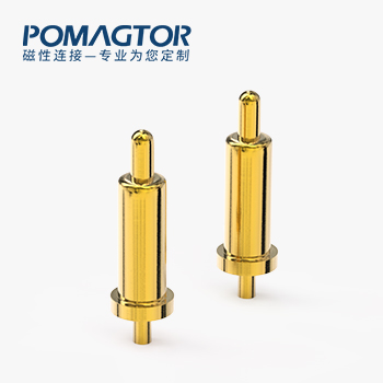 POGO PIN DIP式：电镀黄铜Au5u，电压5V，电流1A，工作行程0.7mm:60±20gf，弹力10000次+，工作温度-30°~85°