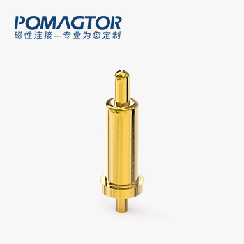 POGO PIN DIP式：电镀黄铜Au5u，电压5V，电流1A，工作行程0.7mm:60±20gf，弹力10000次+，工作温度-30°~85°