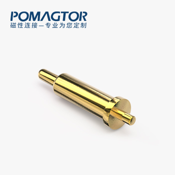 POGO PIN DIP式：电镀黄铜Au5u，电压5V，电流1A，工作行程1.0mm:40±15gf，弹力10000次+，工作温度-30°~85°