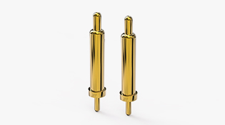 POGO PIN DIP式：电镀黄铜Au30u，电压5V，电流2A，工作行程1.5mm:80±20gf，弹力30000次+，工作温度-30°~85°