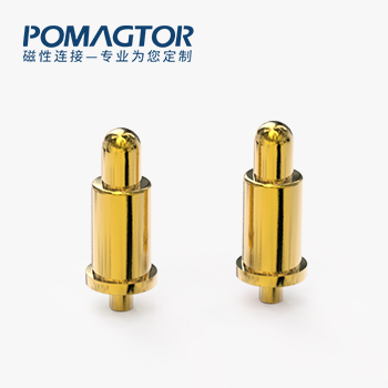 POGO PIN DIP式：电镀黄铜Au3u，电压5V，电流1A，工作行程1.0mm:60±20gf，弹力10000次+，工作温度-30°~85°