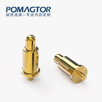 POGO PIN DIP式：电镀黄铜Au3u，电压5V，电流1A，工作行程1.0mm:60±20gf，弹力10000次+，工作温度-30°~85°