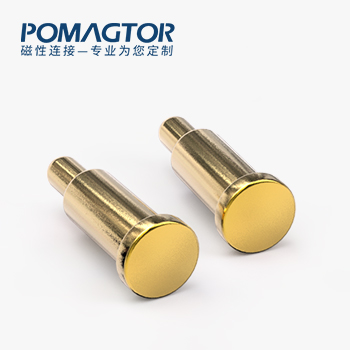 POGO PIN SMT式：电镀黄铜Au1u，电压12V，电流1A，弹力10000次+，工作温度-40°~150°