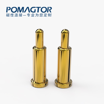 POGO PIN SMT式：电镀黄铜Au1u，电压12V，电流1A，弹力10000次+，工作温度-40°~150°