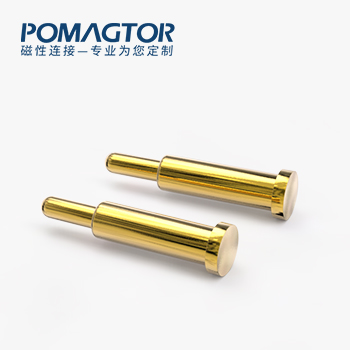 POGO PIN SMT式：电镀黄铜Au1u，电压12V，电流1A，弹力10000次+，工作温度-40°~150°