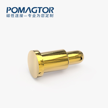 POGO PIN SMT式：电镀黄铜Au1u，电压12V，电流1A，弹力10000次+，工作温度-40°~150°