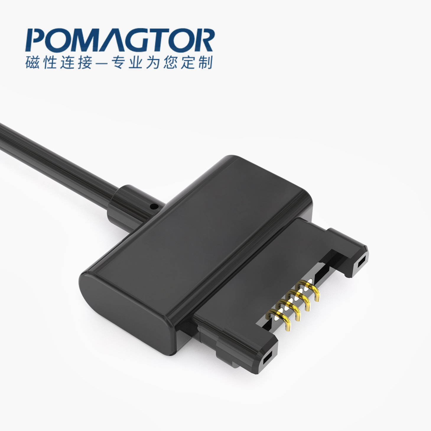 磁吸数据线 TK磁性系列：4PIN，电压5V，电流1A，工作行程0.8mm:80gfMax，弹力寿命10000次+，工作温度-40°~85° 