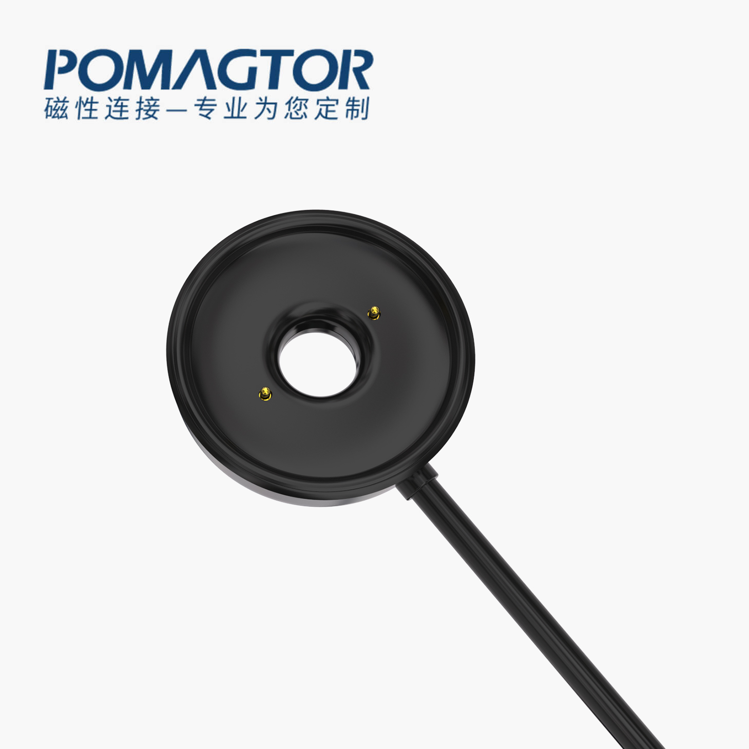 磁吸数据线：2PIN，电压5V，电流1A，工作行程0.9mm:80±15gf，弹力寿命100000次+，工作温度-40°~85°