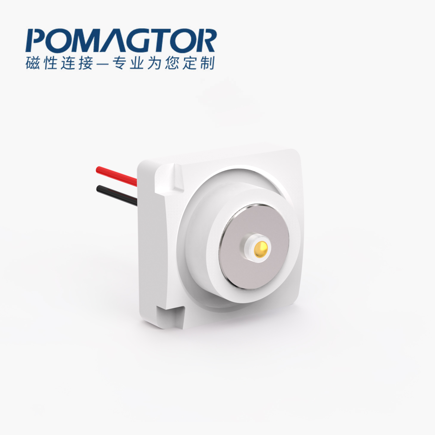 磁吸数据线 圆形磁性系列：2PIN，电镀黄铜Au5u，电压5V，电流2A，工作行程0.8mm:60gfMax，弹力寿命10000次+，工作温度-30°~85° 