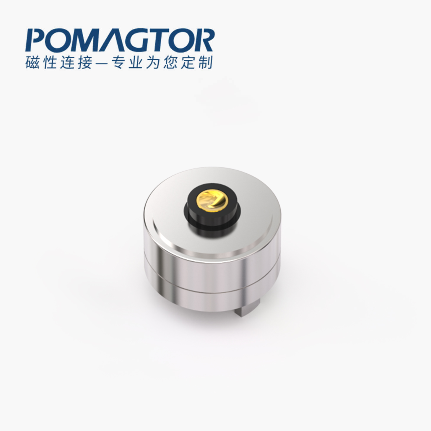 磁吸连接器 圆形磁性系列：2PIN，电镀黄铜Au5u，电压5V，电流3A，弹力10000次+，工作温度-30°~85°