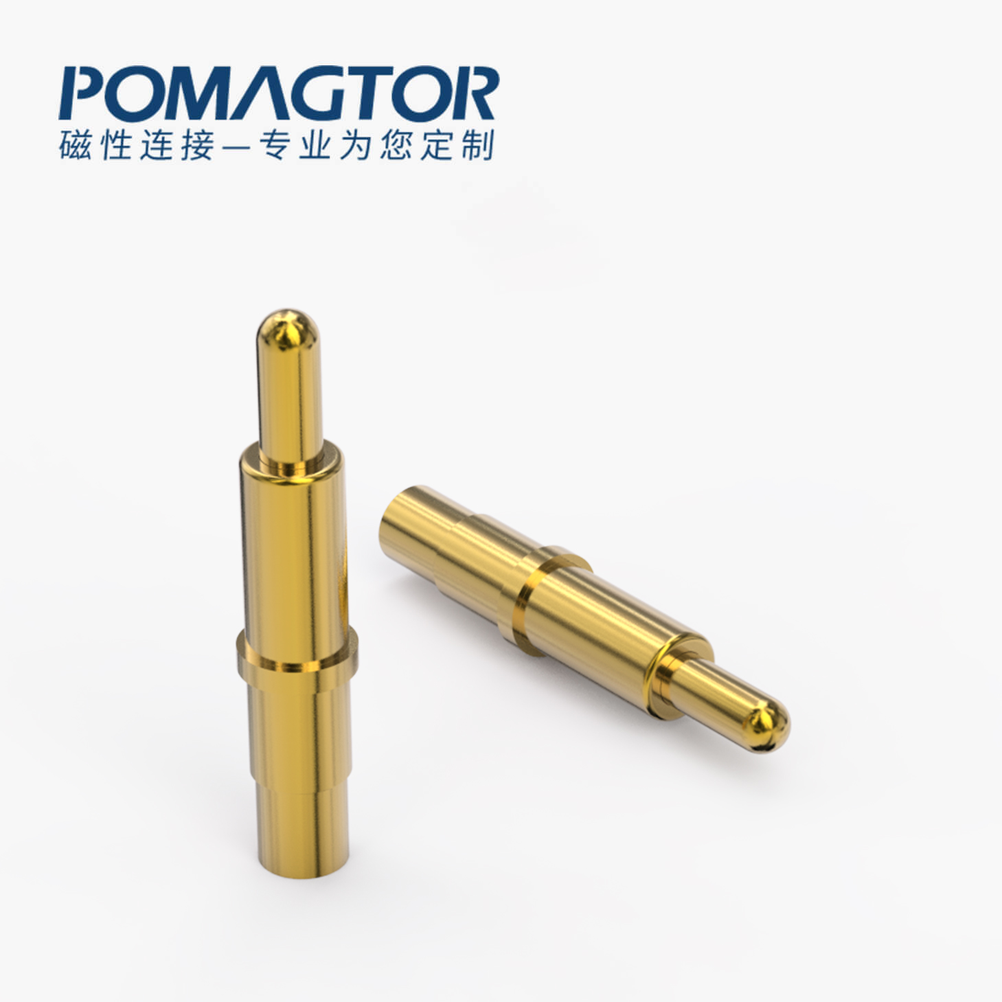 POGO PIN 焊线式：电镀黄铜Au10u，电压5V，电流2.5A，工作行程2.05mm:100±30gf，弹力1000000次+，工作温度-30°~85°